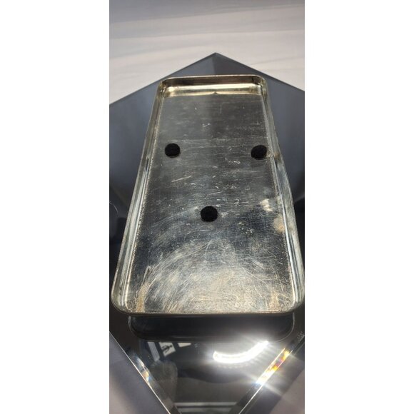 Vtg Metzke Pewter Tin Christmas Santa St Nicholas Carrying Presents Lantern - Picture 4 of 6